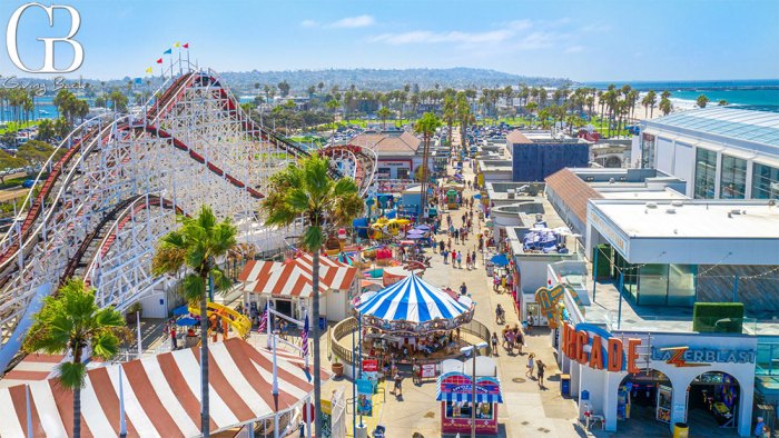 Beach diego san pacific mission boardwalk park belmont california ca board vacation choose